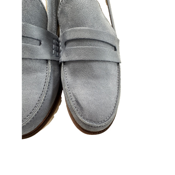 Journee Collection Kenly-WD Shoes Womens Size 7.5 Suede Loafers Lug Sole New - Picture 2 of 14